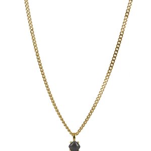 Victoria Necklace Gold/Grey