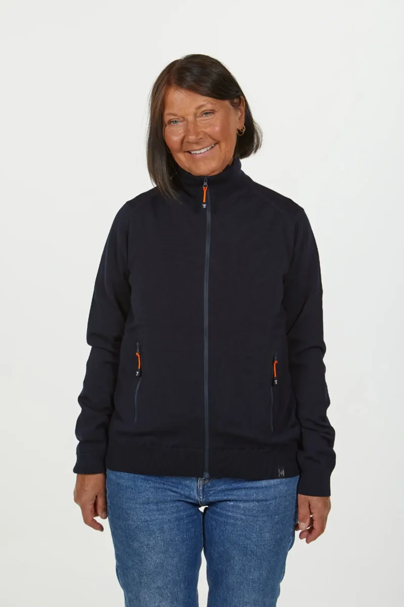 YORK FULL ZIP WINDBREAKER, 100% EXTRA FINE MERINOULL — LIGHT LODEN - Bild 5