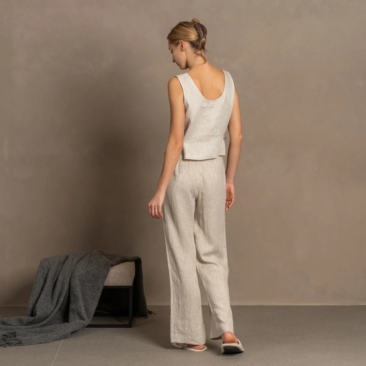 Crop top med sidoband Audrey - Bild 3