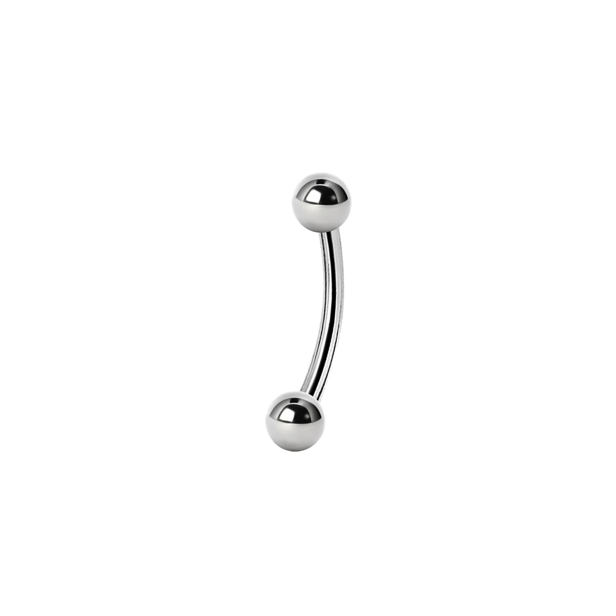 Böjd stav till piercing - Böjd barbell i kirurgiskt stål - Bild 2