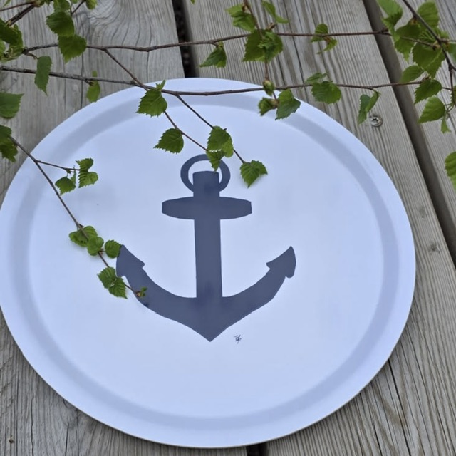 Bricka ”Ankare” 31cm Sundboden Design