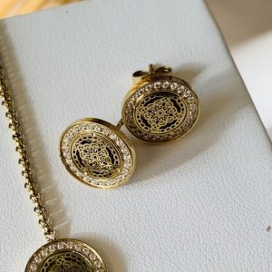 Steffie Coin Earrings Gold