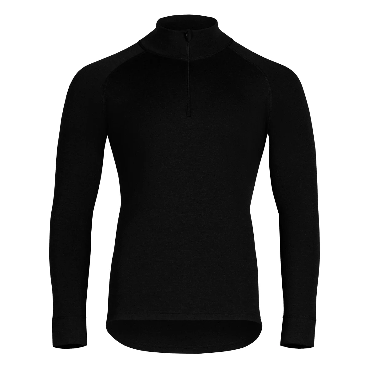 Herr 250 Zip Neck Tröja Svart - Bild 4