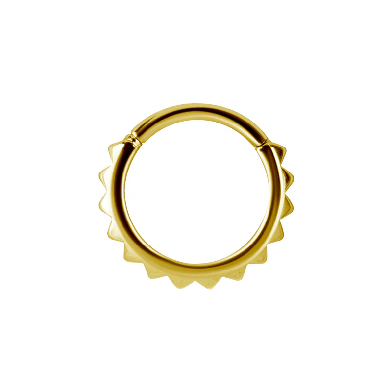 Piercingsmycke - Clicker Ring - 24k-guld pvd - Bild 2