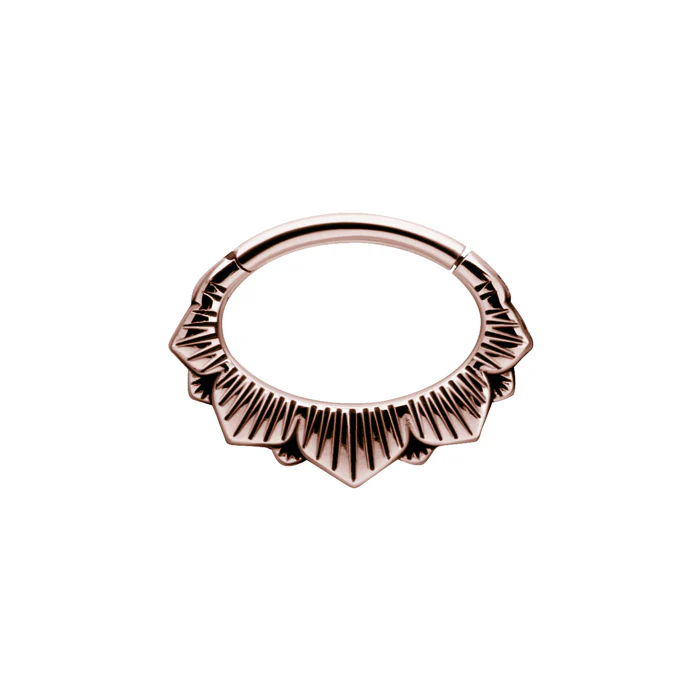 Septum / Daith Clicker - Piercingsmycke - Roséguld - Bild 2