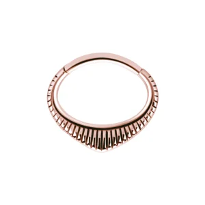 Septum / Daith Clicker - Roséguld - Teardrop Piercingsmycke