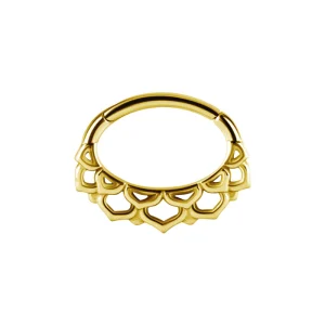 Septum / Daith Clicker - Guldring - Piercingsmycke