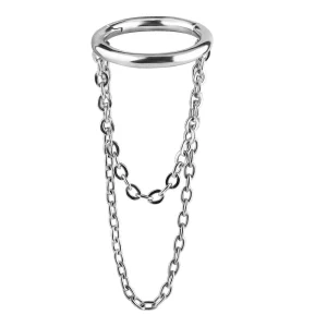 Ring till piercing - Kedja - Helixsmycke