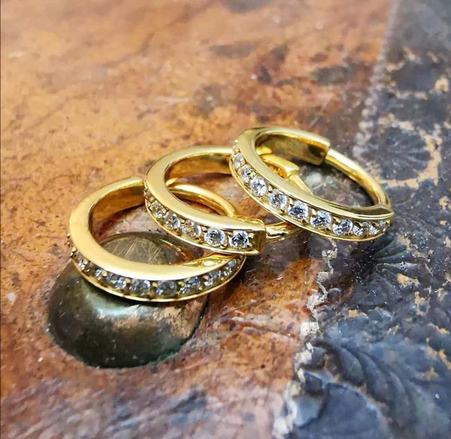 Clicker Ring - 24k Guld Pvd - Bild 3