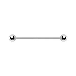 Industrial Piercingsmycke - Stav med kulor - Barbell i kirurgiskt stål
