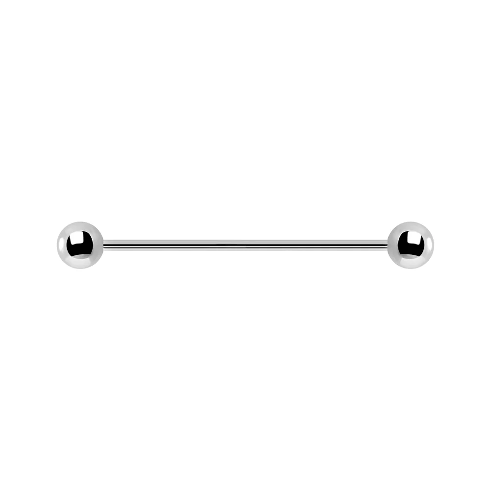 Industrial Piercingsmycke - Stav med kulor - Barbell i kirurgiskt stål - Bild 2