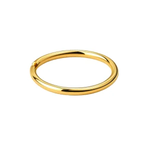 Tunn guldring - Seamless ring 24k pvd - Ring till piercing